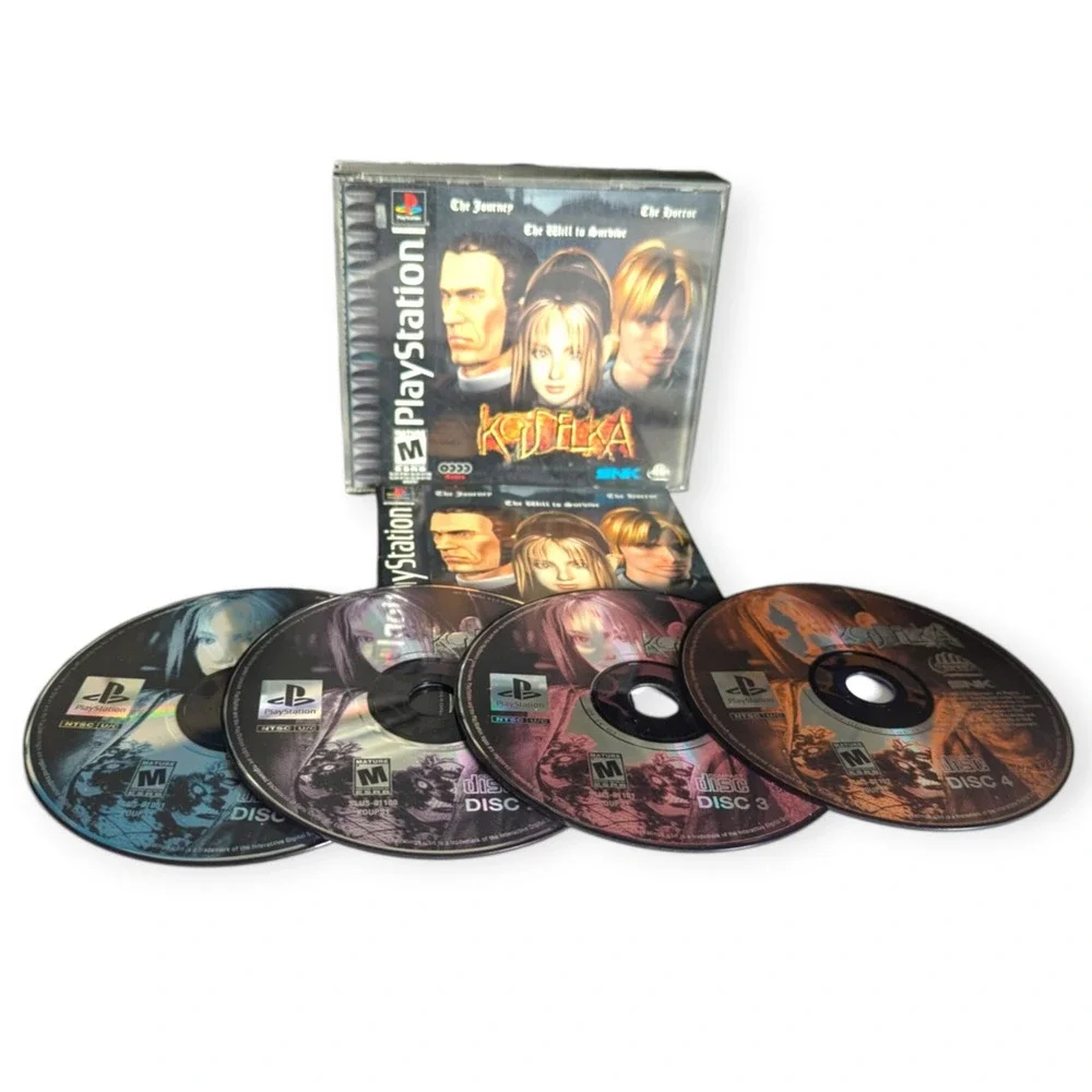 Koudelka Sony PlayStation 1 PS1 SNK 2000 Gothic Horror RPG 4-Disc Set CIB